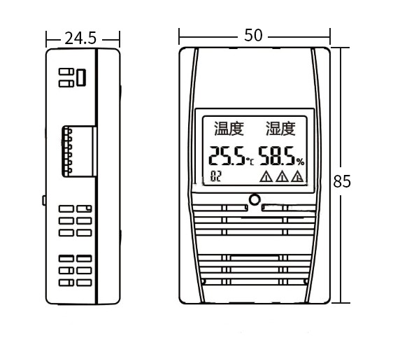 SPD-HT485_D機(jī)架溫濕度傳感器，機(jī)架溫濕度傳感器